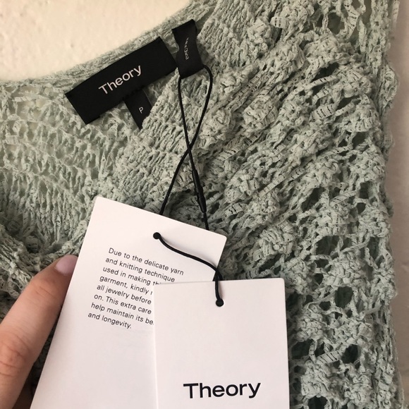 Theory lace stitch sweater NWT - Picture 5 of 5